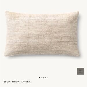 RH VELVET BRUSHSTROKE STRIATED PILLOW COVER